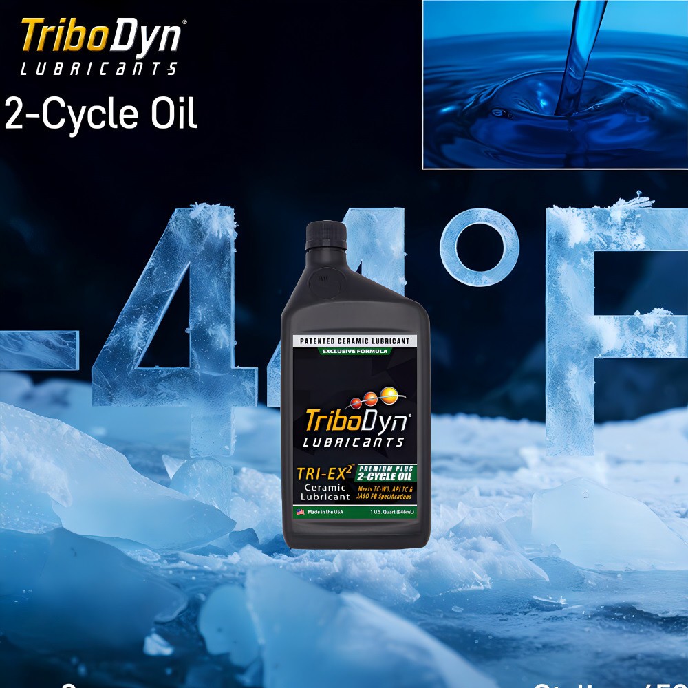 TriboDyn Premium Plus 2 Stroke Engine Oil with Ceramic Coating – 1 Gallon Bottle