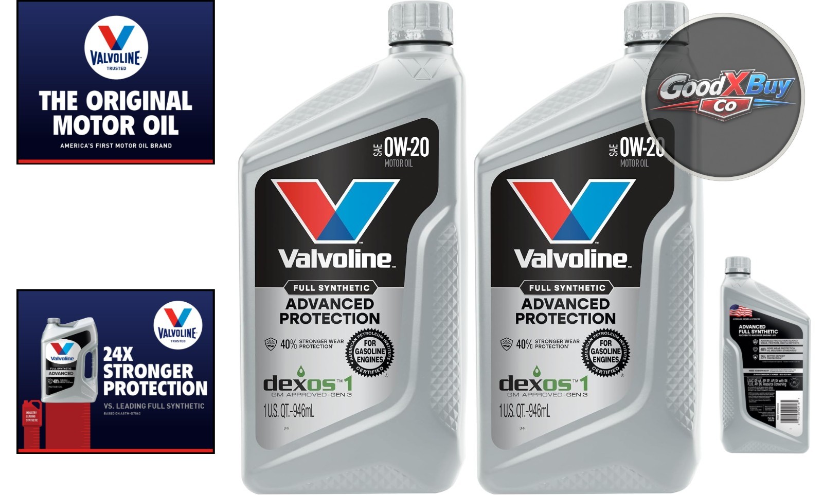 FOR Nissan Advanced Synthetic 0W-20 Motor Oil 2 Qt Pack of 2