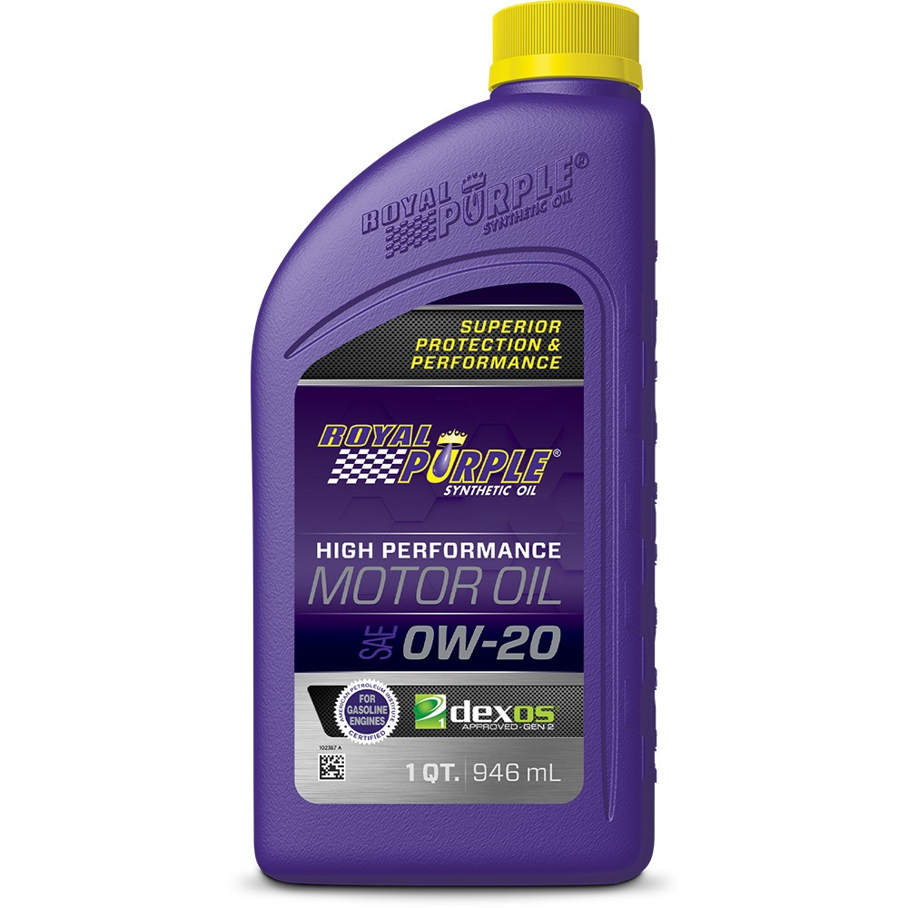 Royal Purple Roy01020 0W20 Multi-Grade Sae Oil 1 Quart Dexos