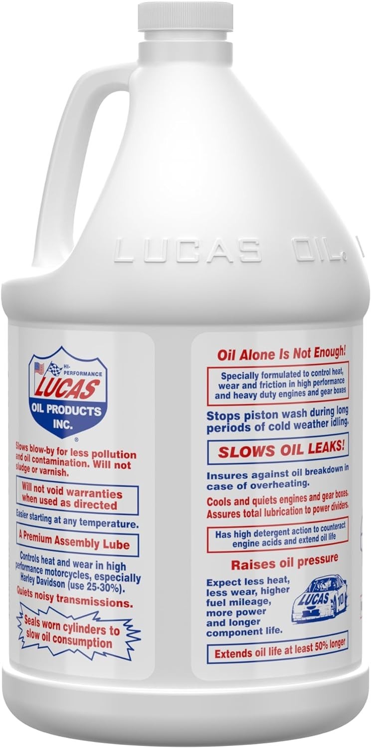Pack of 4 Lucas Oil 10002 Heavy Duty Oil Stabilizer – 1 Gallon