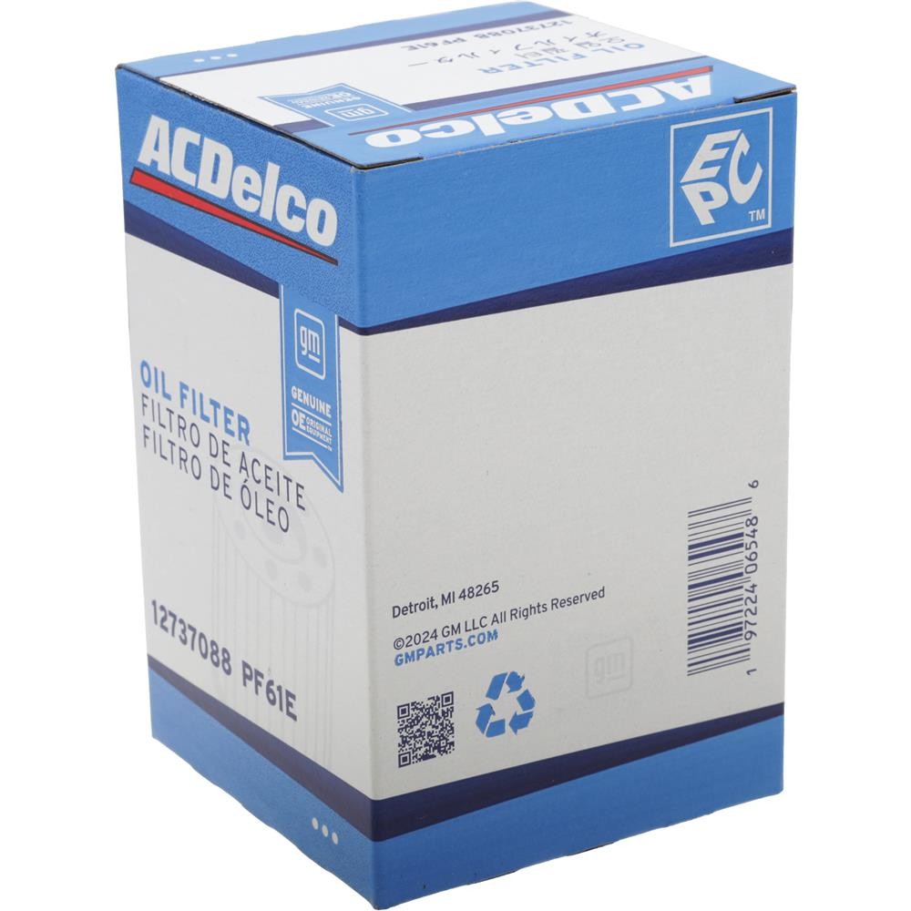 ACDelco 10-9290 5W-30 Syn Blend / Air Oil Cabin Filters PF61E CF1135 A1627C