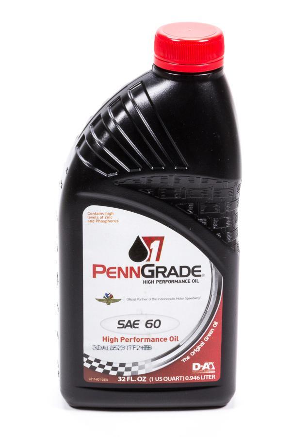 Penngrade Motor Oil BPO71166, 60W Racing Oil 1 Qt High Performance Racing Partss