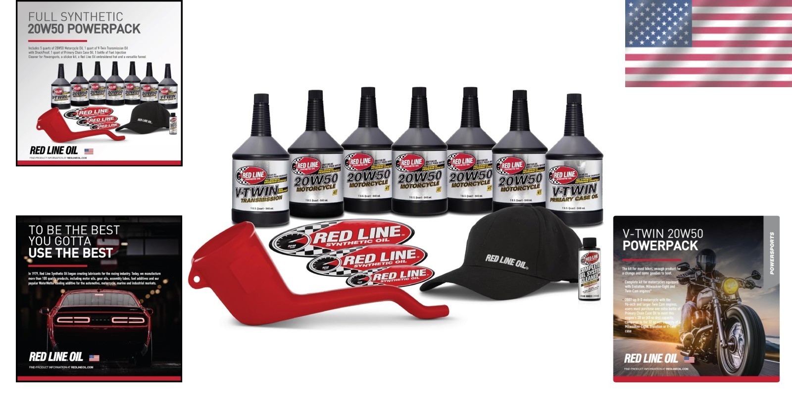 Powersport Motor Oil Pack – Harley-Davidson Compatible
