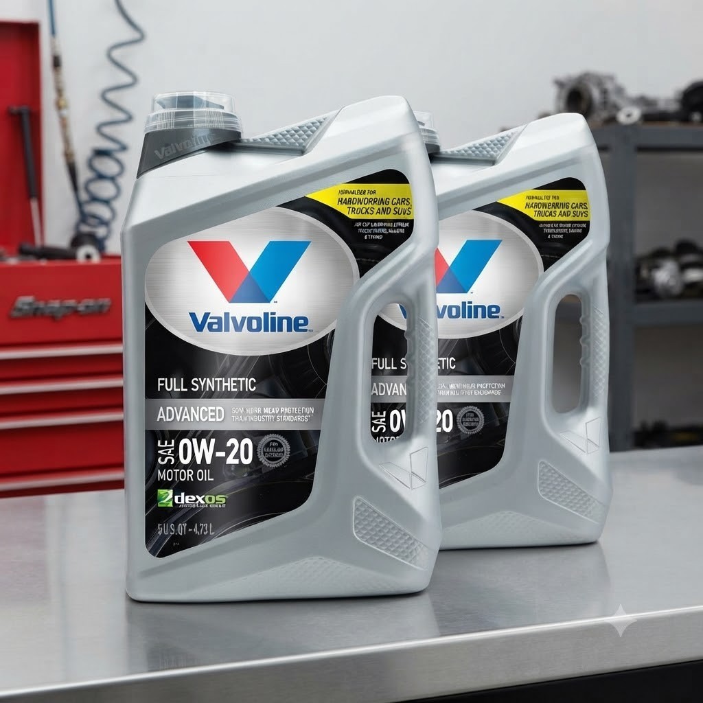 SALE- 2 PACK- VALVOLINE 881150 Advanced Protection Full Synthetic SAE 0W-20; 5qt