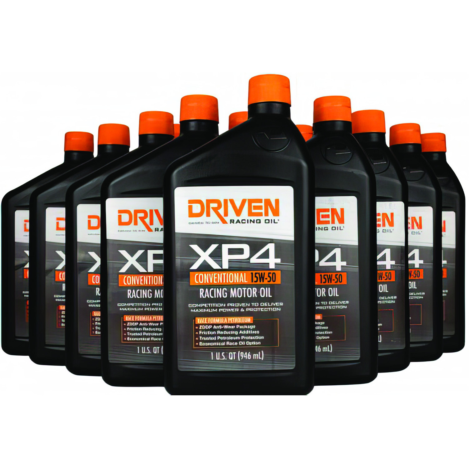 Driven Motor Oil – XP4 Racing Oil – High Zinc – 15W50 – Conventional -12 qt
