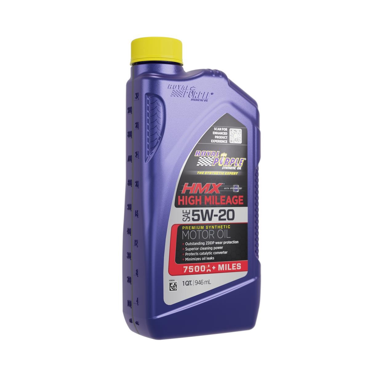 Royal Purple Engine Oil – Royal Purple HMX SAE 5W-20 High-Mileage Synthetic Moto
