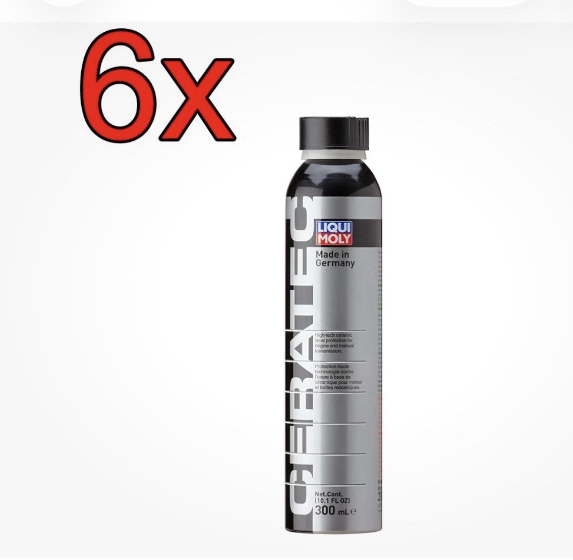 LIQUI MOLY 300mL Cera Tec High-Tech Anti-Wear Additive Ceramic (Case of 6)