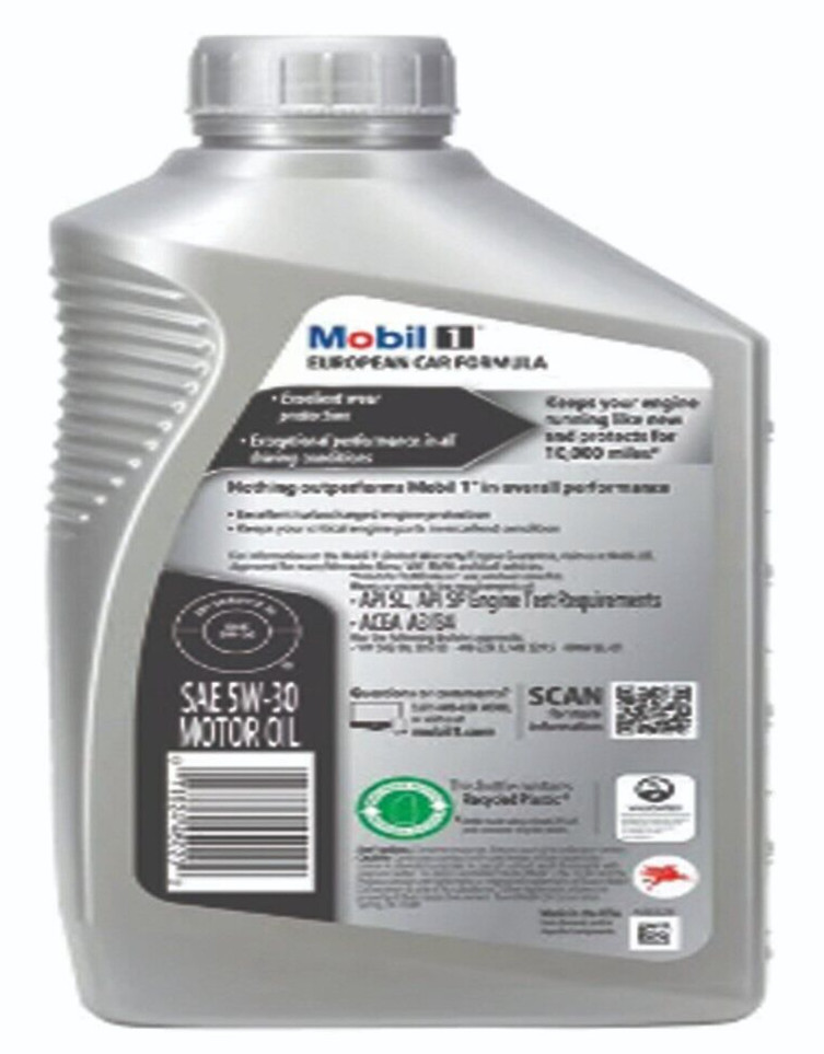 Mobil 1 Full Synthetic Engine Oil 5W-30 4 Quart ( 4 PACK ) Free shipping