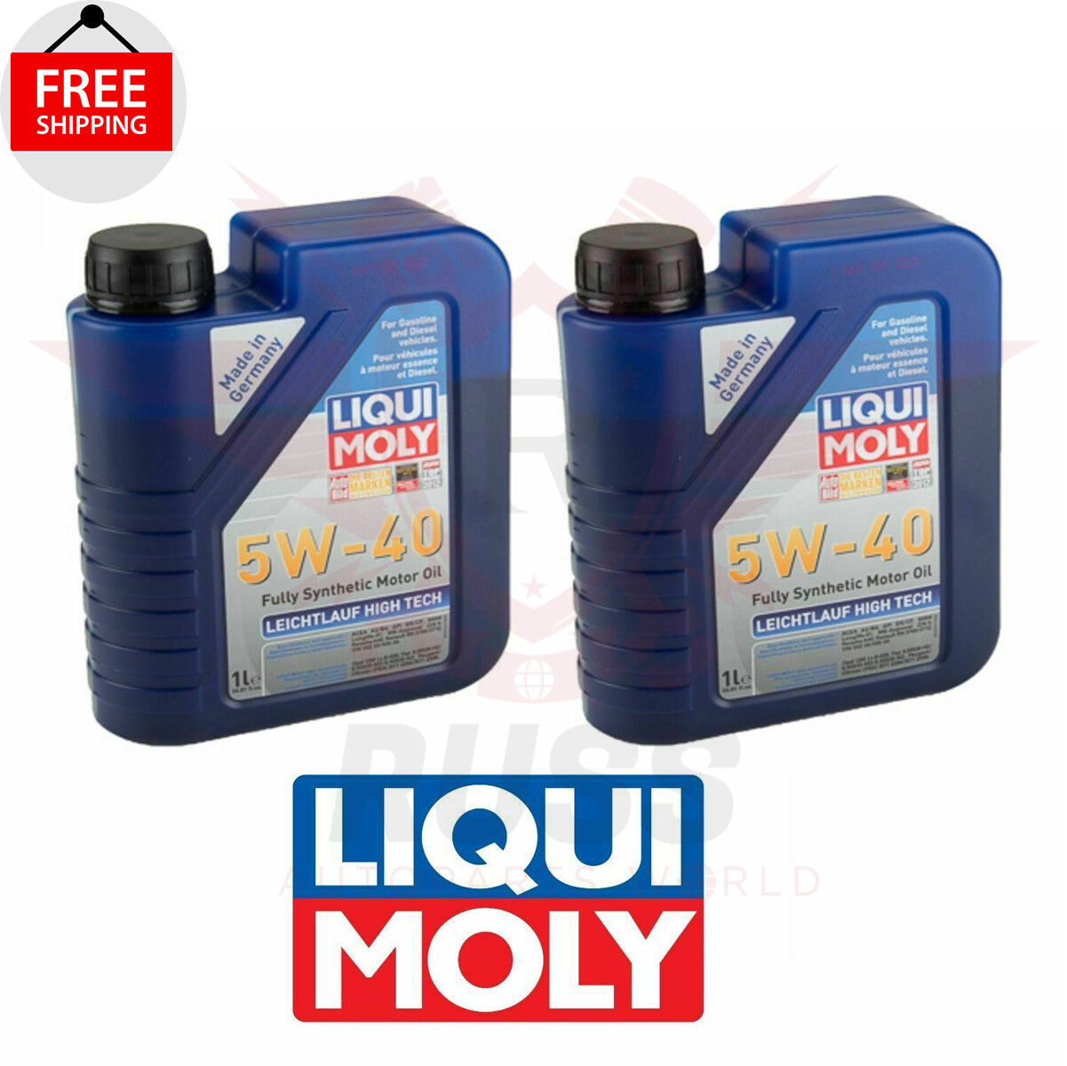 2 Liters Engine Motor Oil Liqui Moly Premium Fully Synthetic 5W-40 For Mercedes