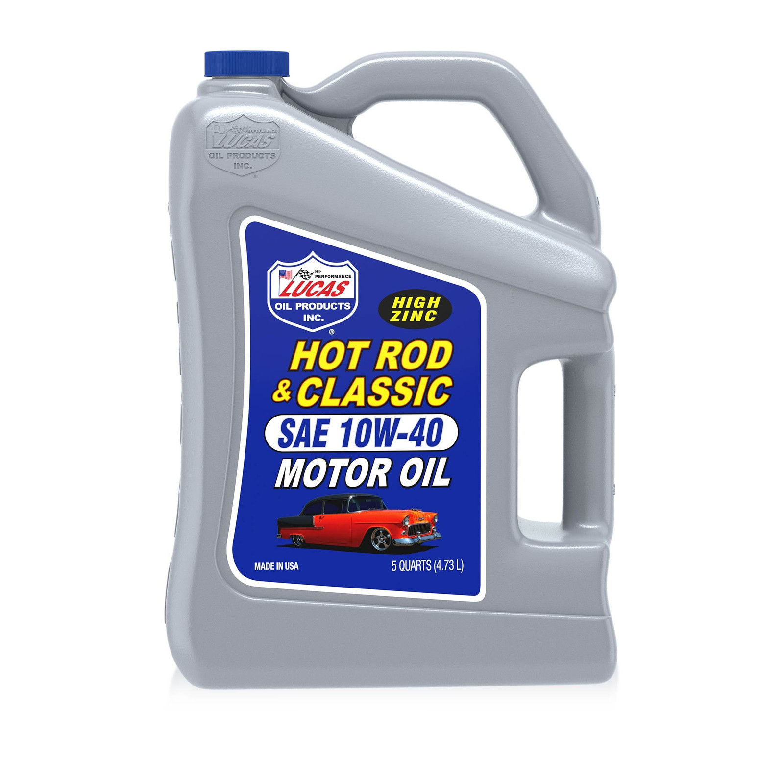Lucas Oil Hot Rod & Classic Car SAE 10W-40 Motor Oil 5 Quart Jugs Set of 6 10683
