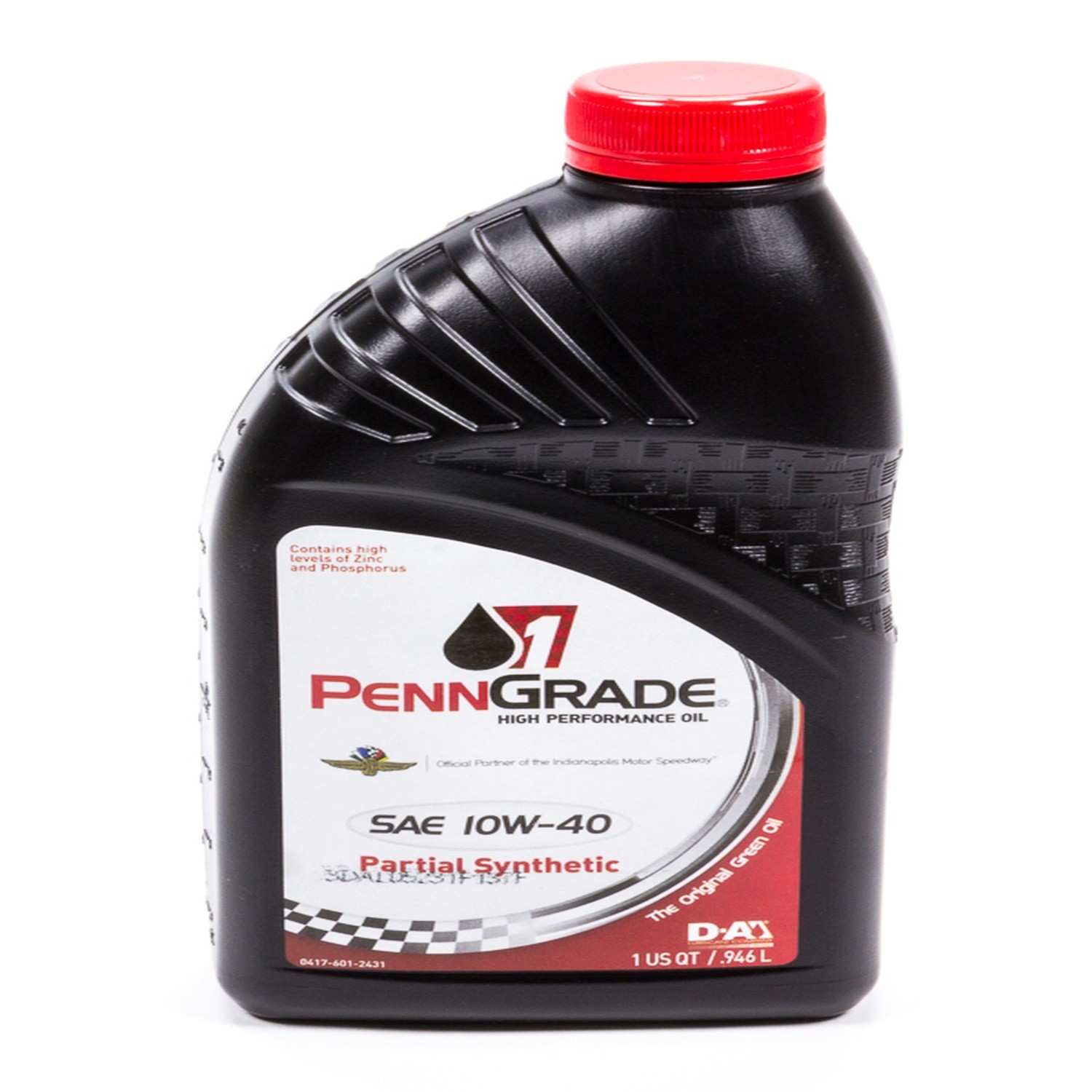 1 qt Penngrade Motor Oil BPO71446 10W40 Semi-Synthetic Motor Oil Pack of 1