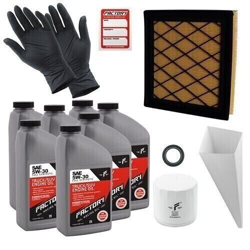 Factory Racing Parts 5W30 7Qt Oil Change Kit for Ford F450 F550 Super Duty 2016