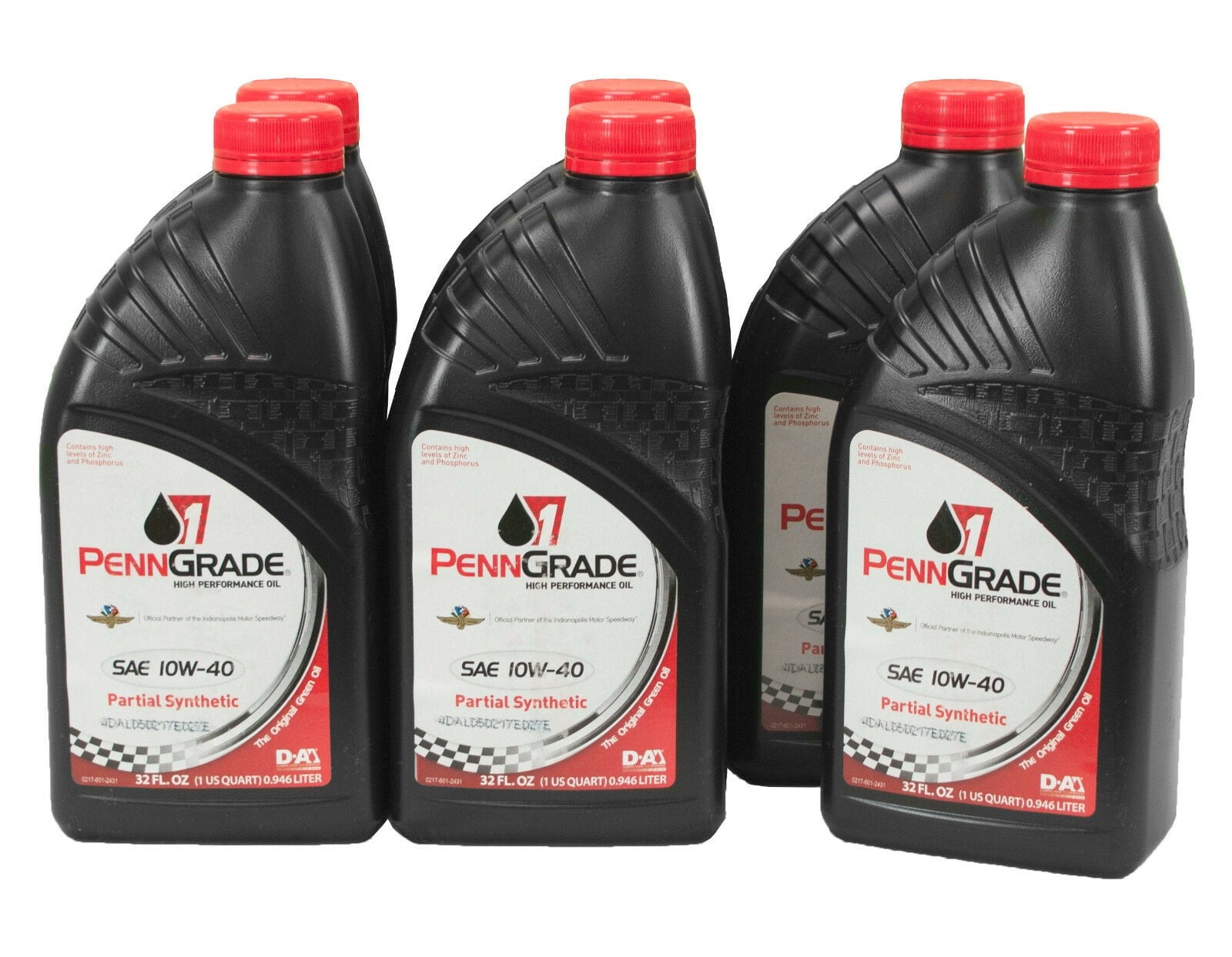 Brad Penn PennGrade 71446 1 10W-40 Multi-Grade High Performance Oil, 6 Quarts