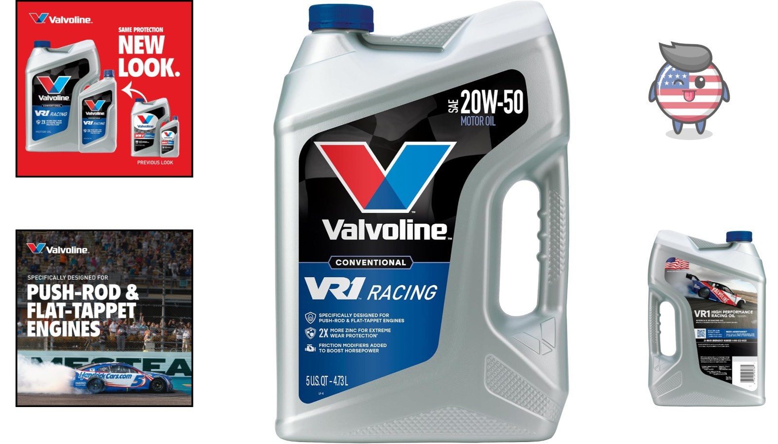 High-Performance VR1 SAE 20W-50 Racing Oil 5 QT – Engine Longevity Guaranteed