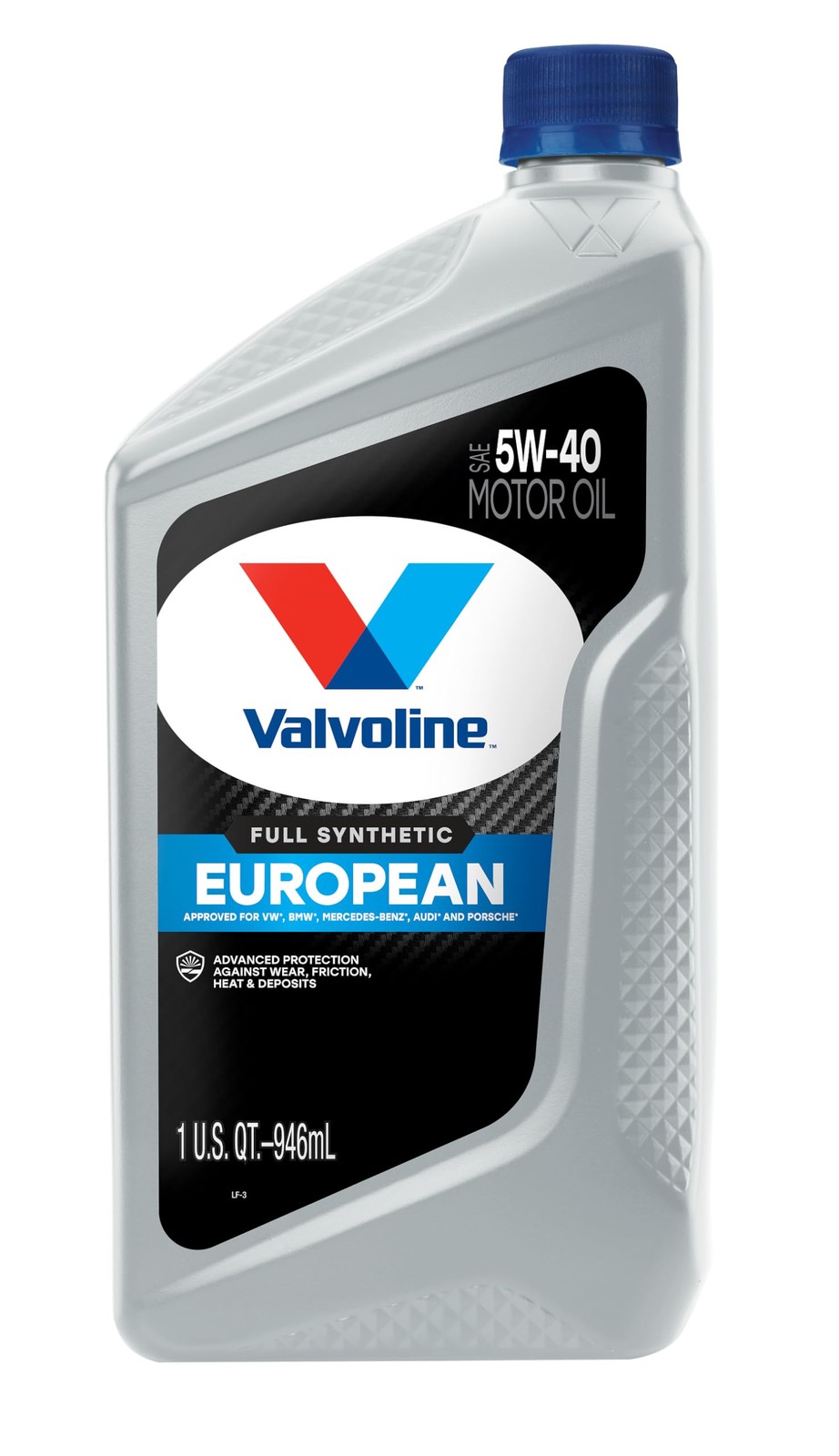 European Vehicle Full Synthetic Sae 5w-40 Motor Oil 1 Qt