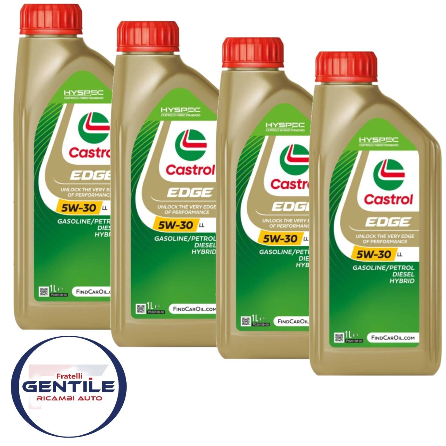 CASTROL EDGE PROFESSIONAL 5W30 LL LONGLIFE ACEA C3 4 LITRE ENGINE OIL