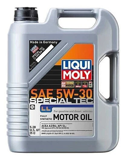 Liqui Moly 2249 Special Tec LL 5W-30 5L Full Synthetic Engine Motor Oil