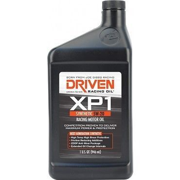 Joe Gibbs Driven Racing Oil 00006 XP1 5W-20 Syntheic ZDDP High Zinc Case of 6