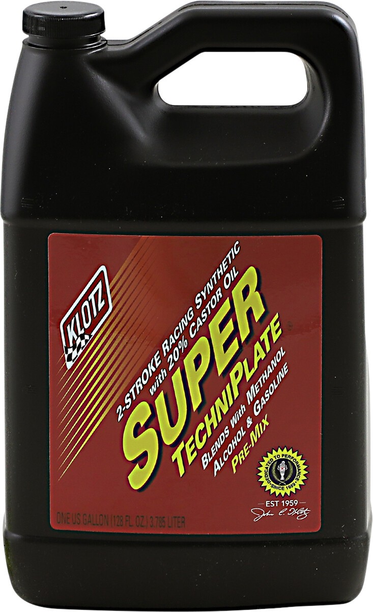 Klotz Super TechniPlate 2-Stroke Premix Racing Oil 1 Gallon KL-101