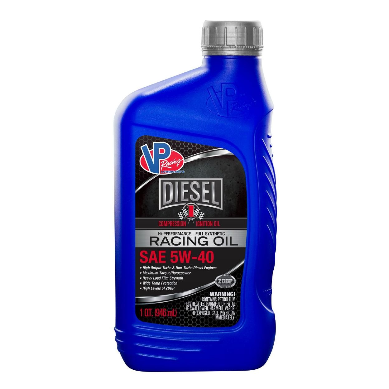 VP Racing Fuels Engine Oil – CI1 SAE 5W-40 Hi-Performance Engine Oil Qt