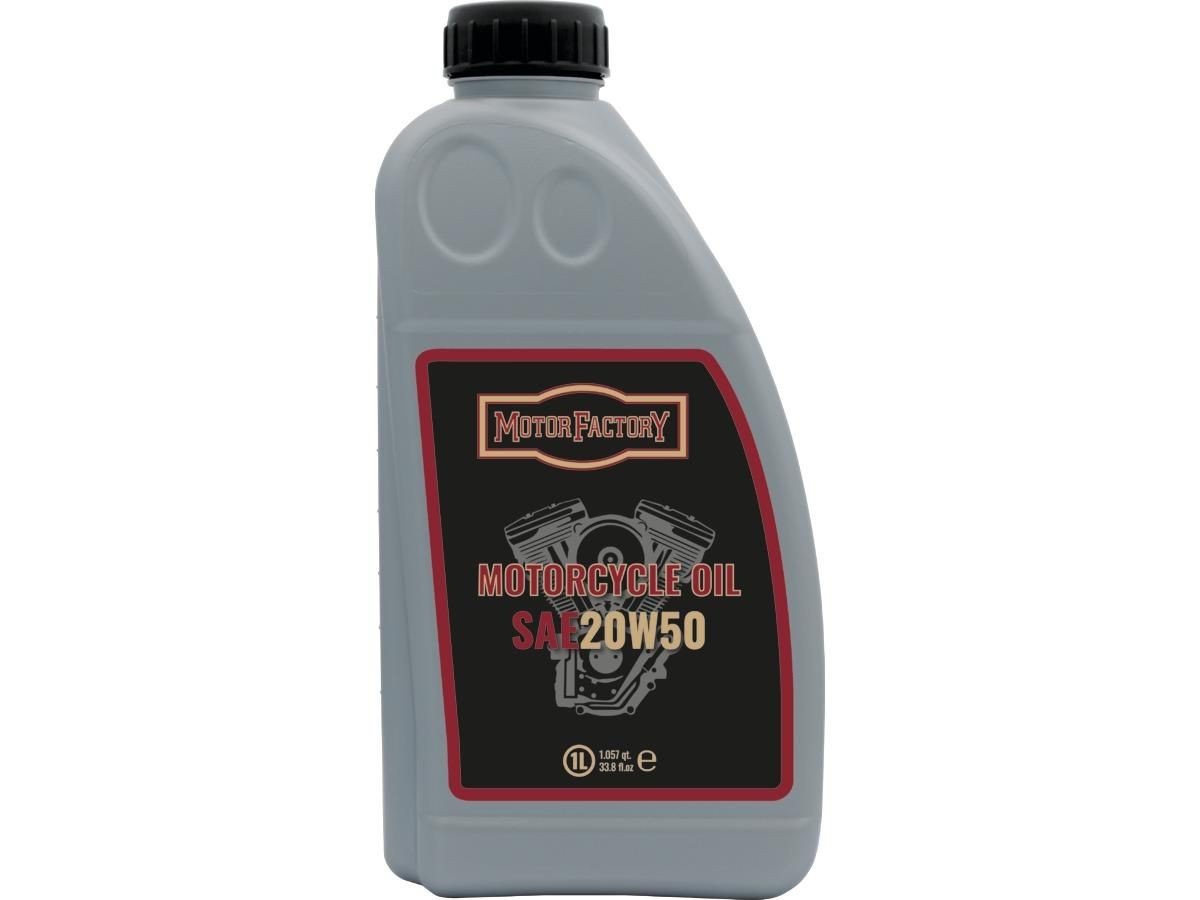 Motor Factory Mineral Engine Oil SAE 20W50 for older Harley-Davidson (1.05 qt)