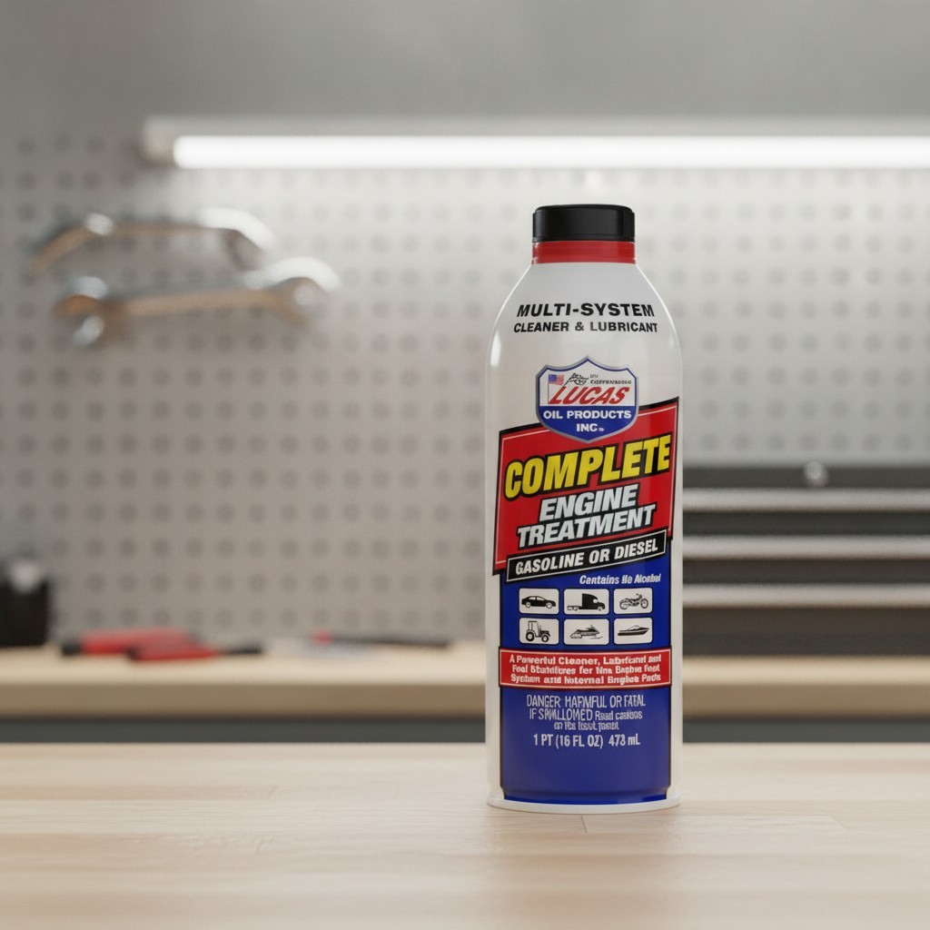 16oz Lucas Engine Treatment – Universal Fit for Optimal Engine Cleanliness