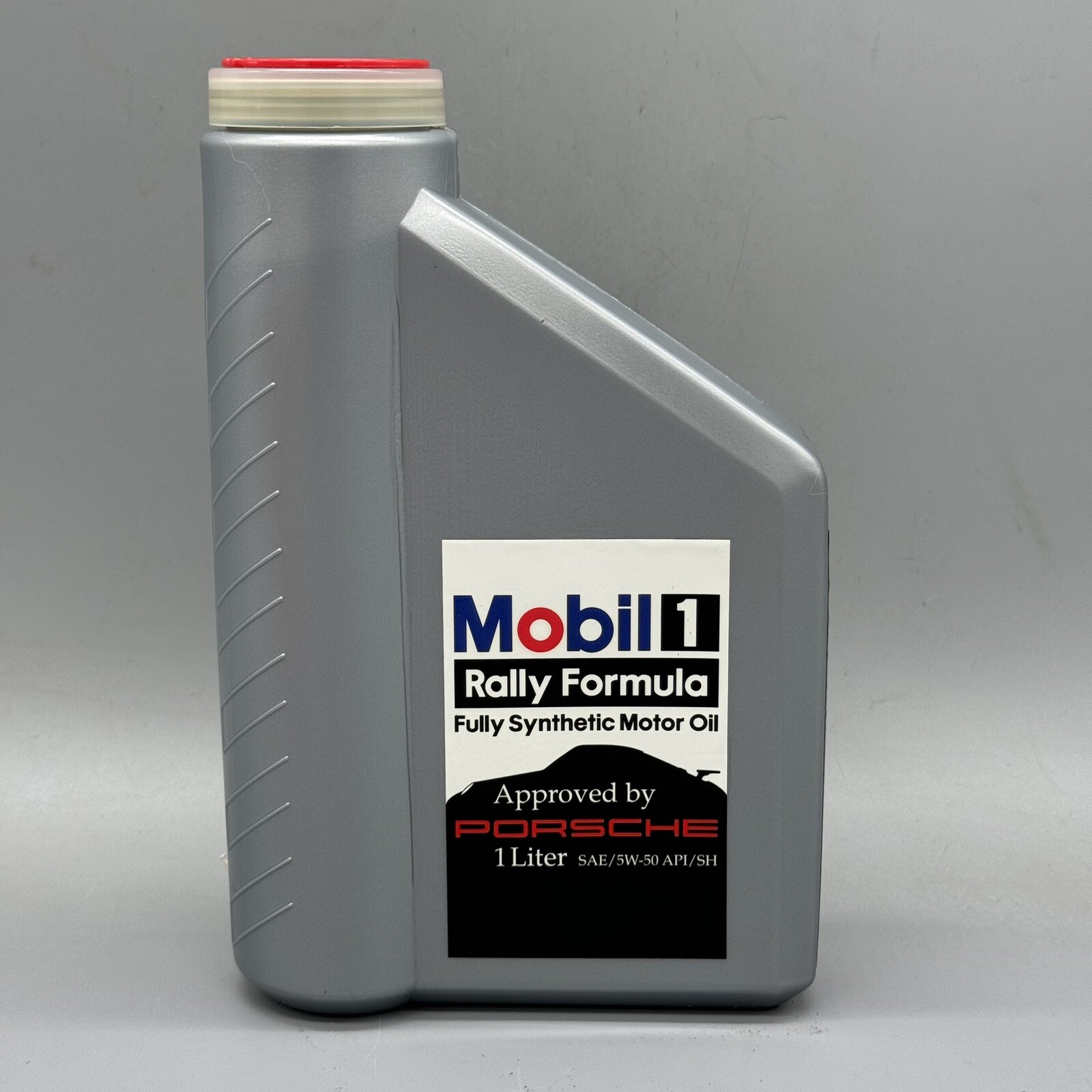 Porsche Mobil Oil 1 Litre MIZWA MOTORS Japan 5w-50 RALLY FORMULA