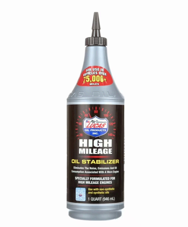 SALE (3 pack) Lucas Oil Products High Mileage Oil Stablizer (1 qt.)