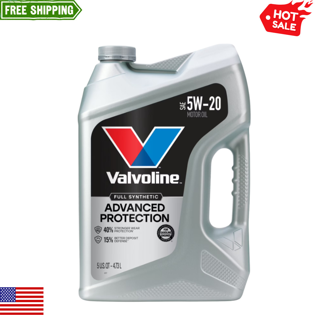 Valvoline Advanced Protection Full Synthetic 5W-20 Motor Oil 5 Quart