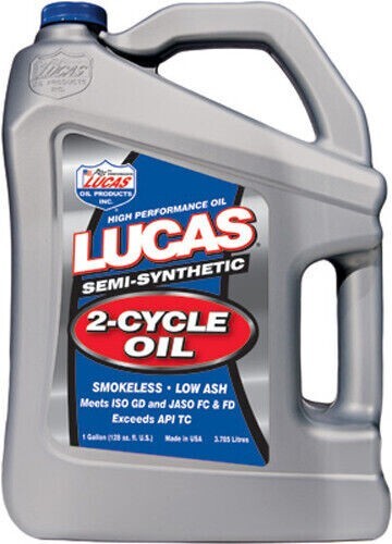 Lucas Oil 10115 2-cycle Oil, Semi-synthetic 2-cycle Racing Oil Case of 4 Gallons