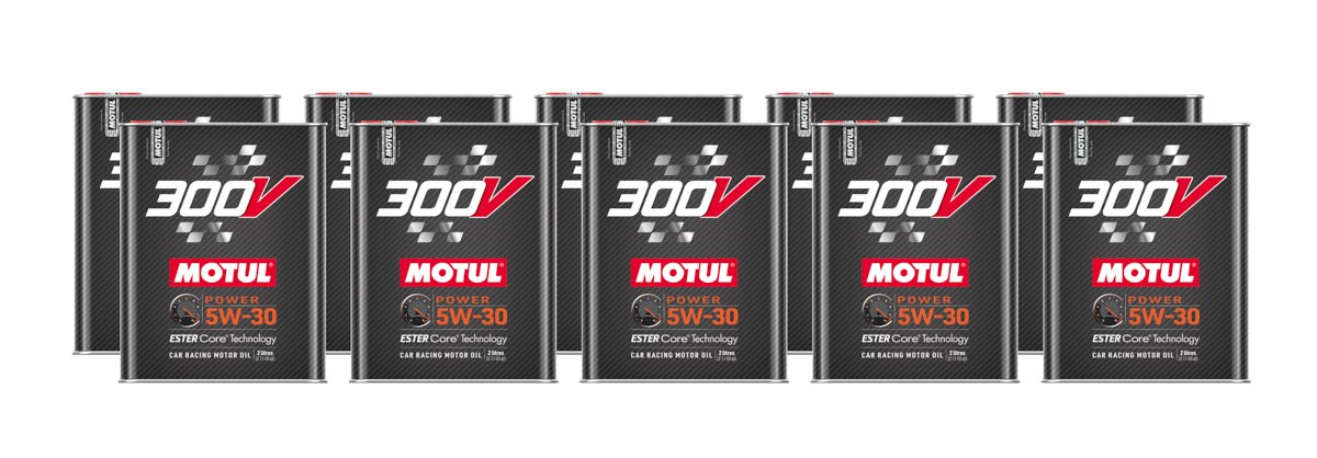 Motul Usa 110814 300V Power Oil 5W-30 Case 10 X 2 Liter Motor Oil, 300V Power, 5