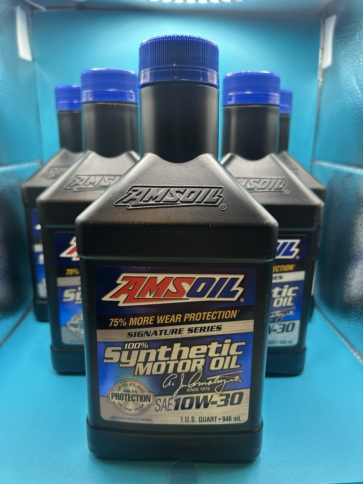 5 Quarts AMSOIL 100% Synthetic Motor Oil SAE 10W-30