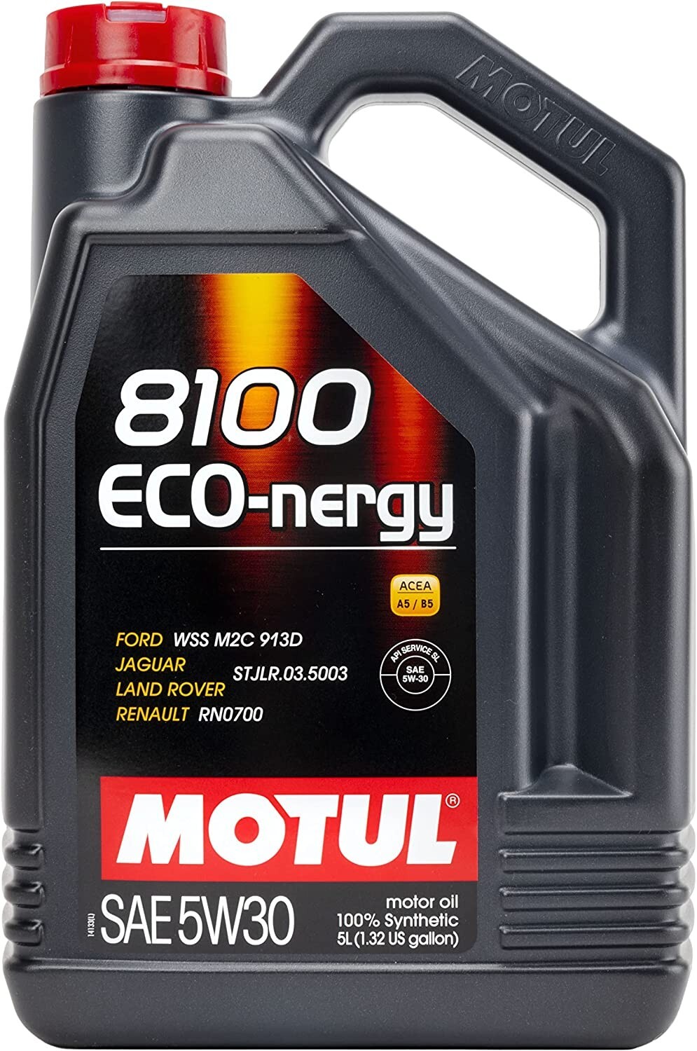 Motul 102898 8100 Eco-nergy 5W-30 100 Percent Synthetic – 5 Liter (Pack of 4)