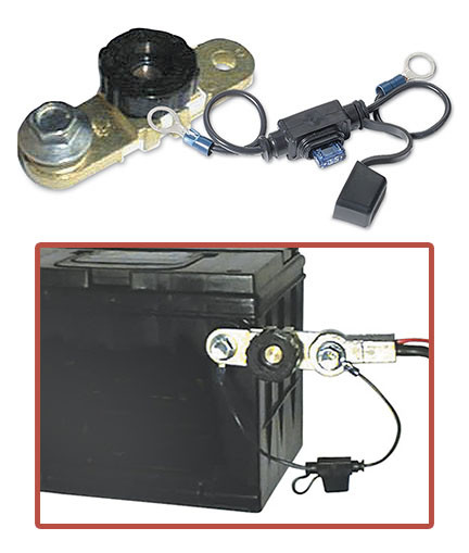 Battery Disconnect Switch| 12 Volt | 125 Amp |Side Mount With FusedBypass