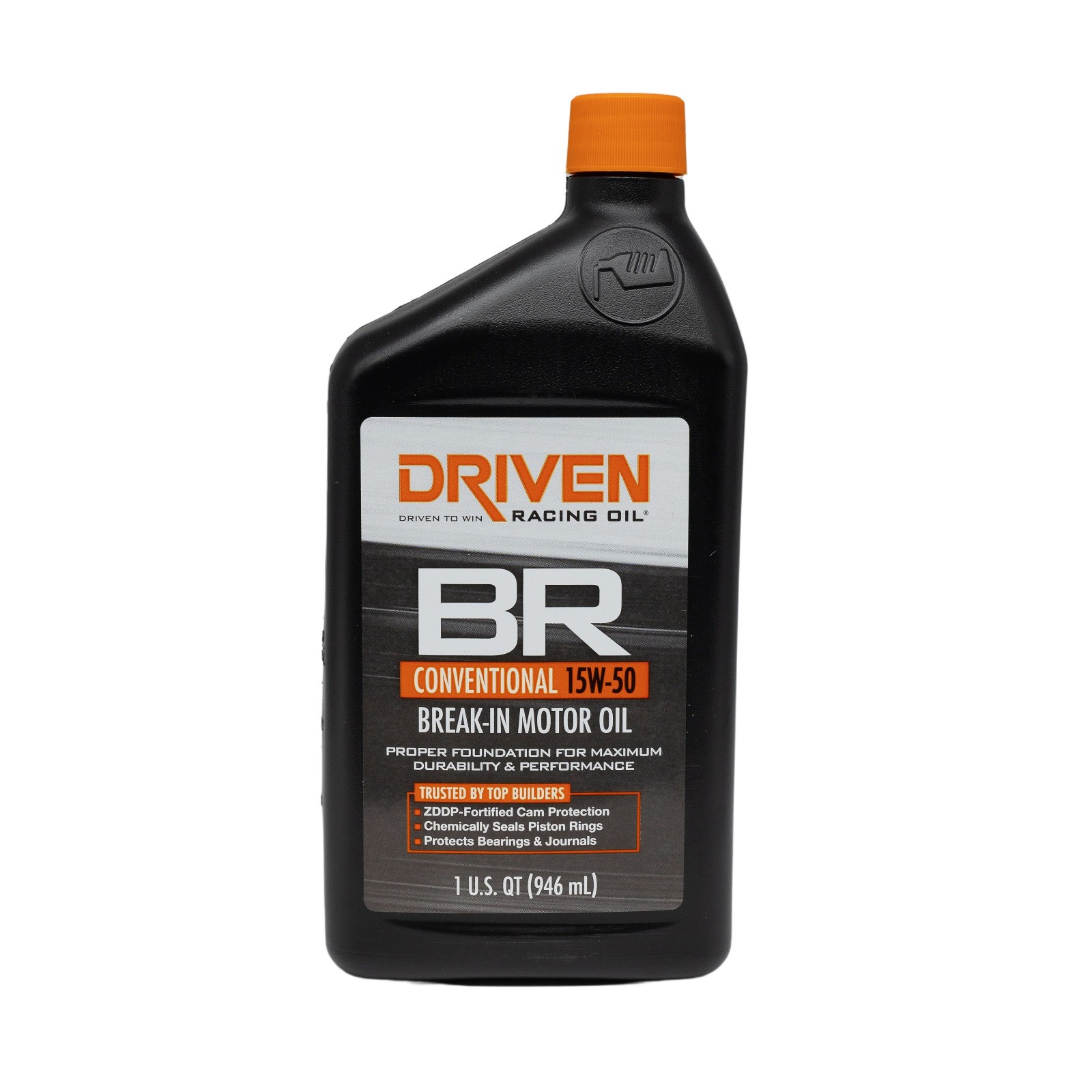 Joe Gibbs Driven 00106 BR 15W50 Break-In Racing Motor Oil 6 Quart Pack