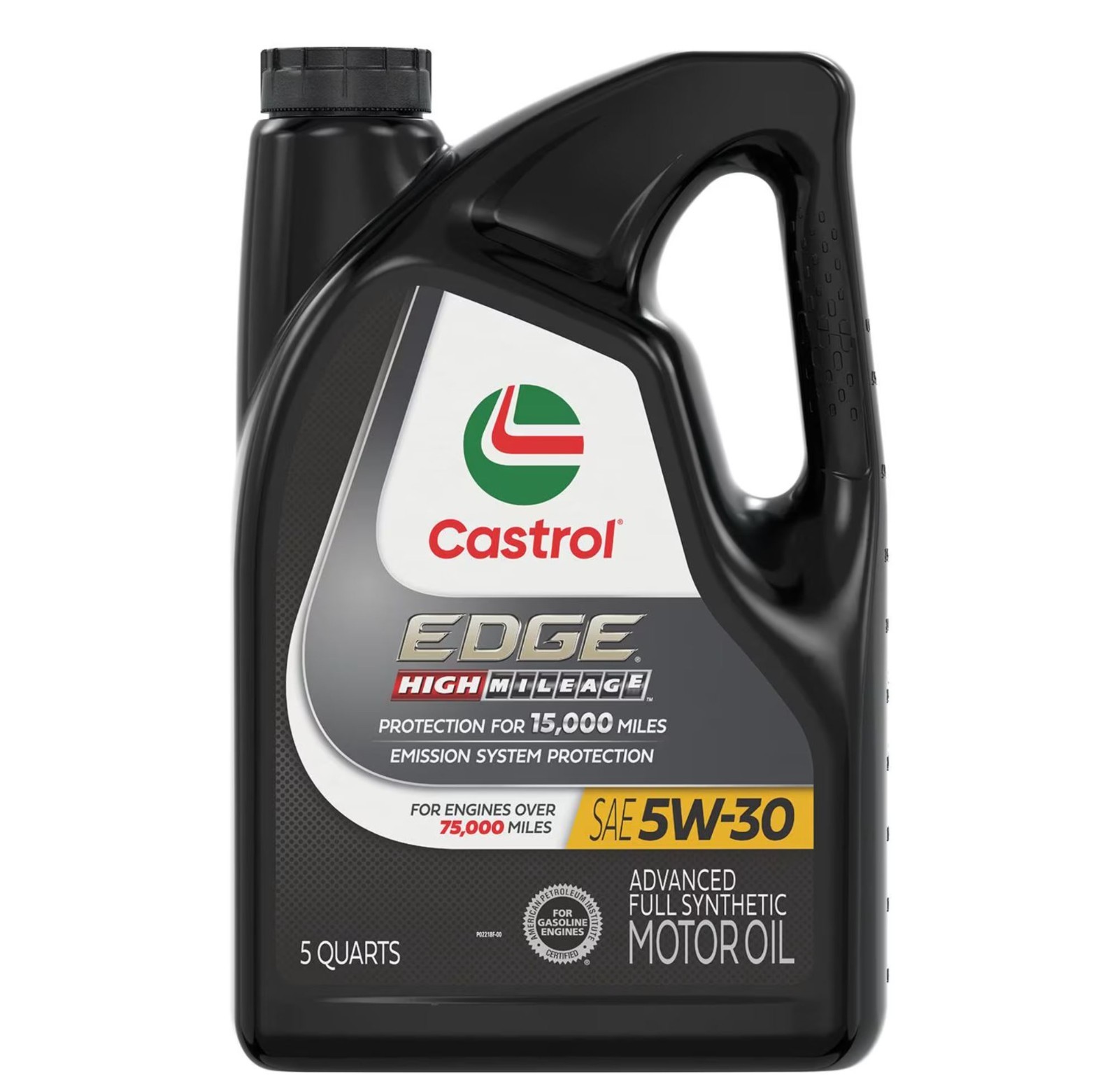 2 Pack Castrol EDGE High Mileage Full Synthetic 5W-30 Engine Oil 5 Quart