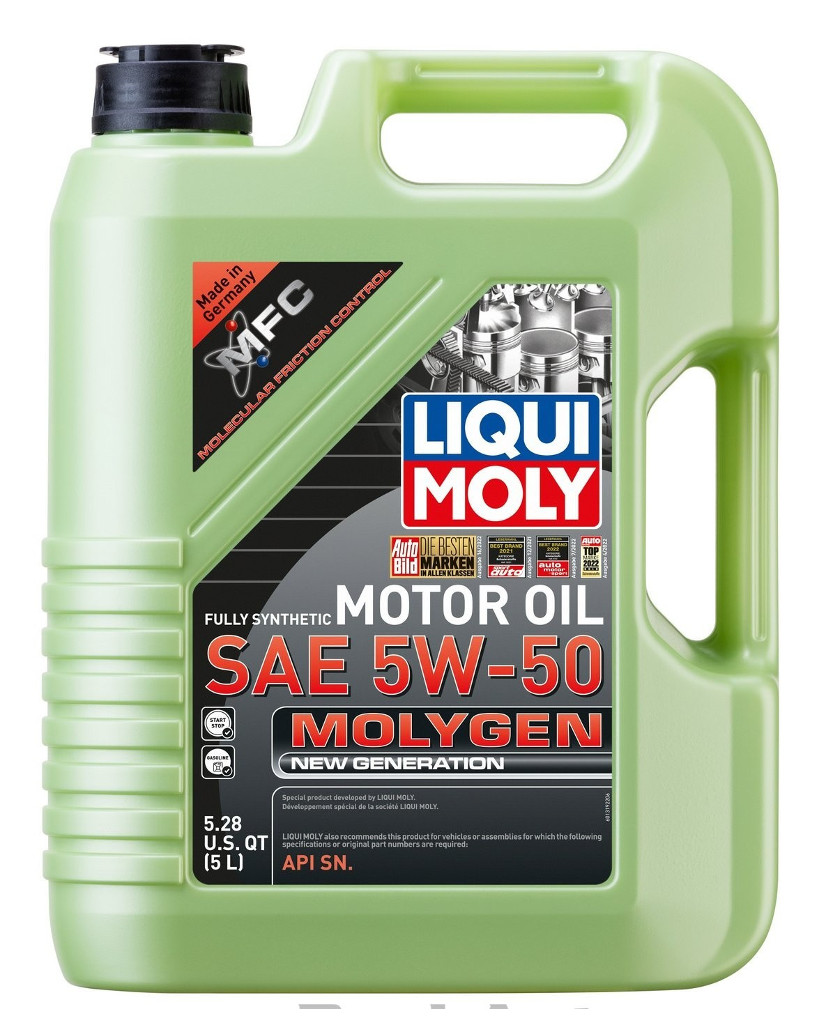SALE- LIQUI MOLY 20310 Molygen New Generation 5W-50; 5 Liter