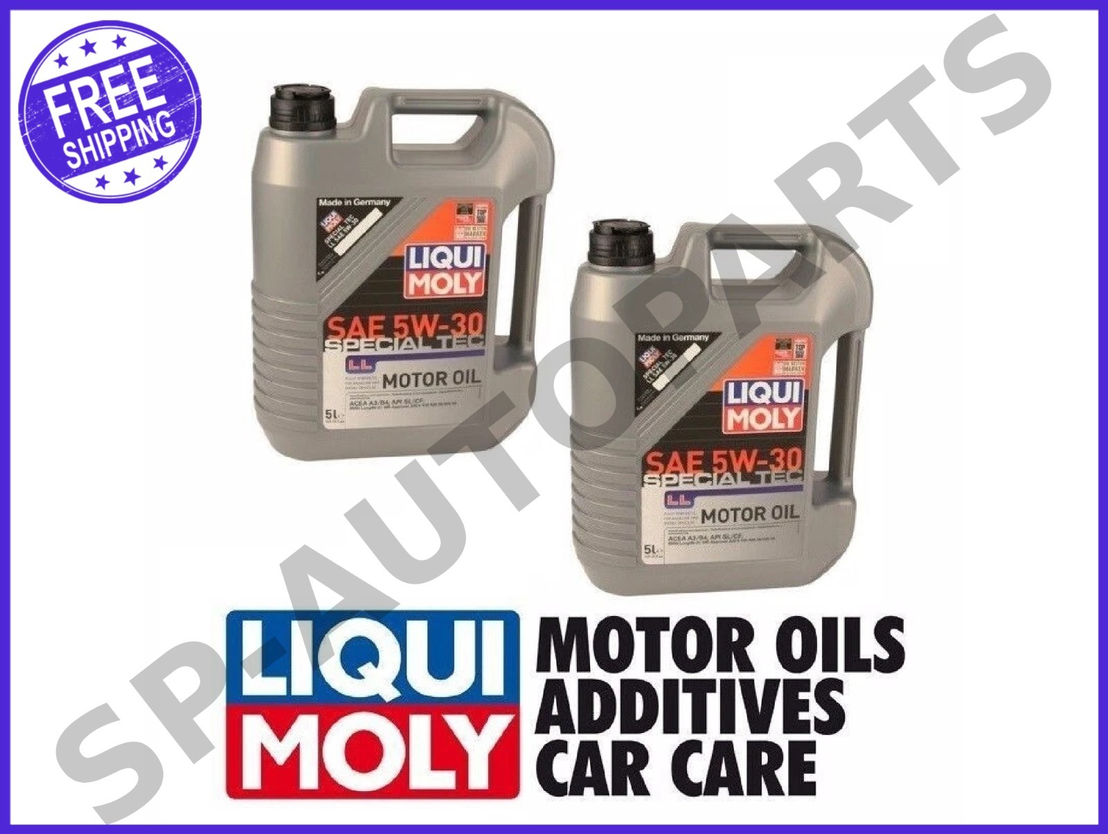 10 Liters Pack Liqui Moly SPECIAL TEC LL 5W30 Synthetic Engine Motor Oil For BMW