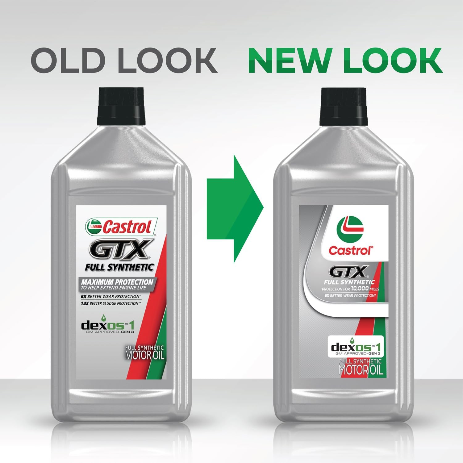 Castrol GTX Full Synthetic 0W-20 Motor Oil, 1 Quart, Pack of 6.