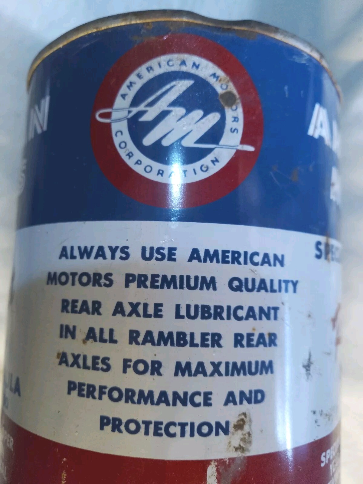 RAMBLER/AMC 1962/1966 ORIGI P/N 8991018 1 QT SAE90 CANS OF REAR DIFFERENTIAL OIL