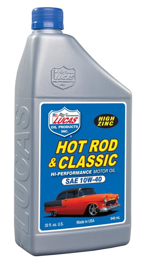 Lucas Oil Products 10688 Hot Rod & Classic Car HP Motor Oil SAE 10W-40