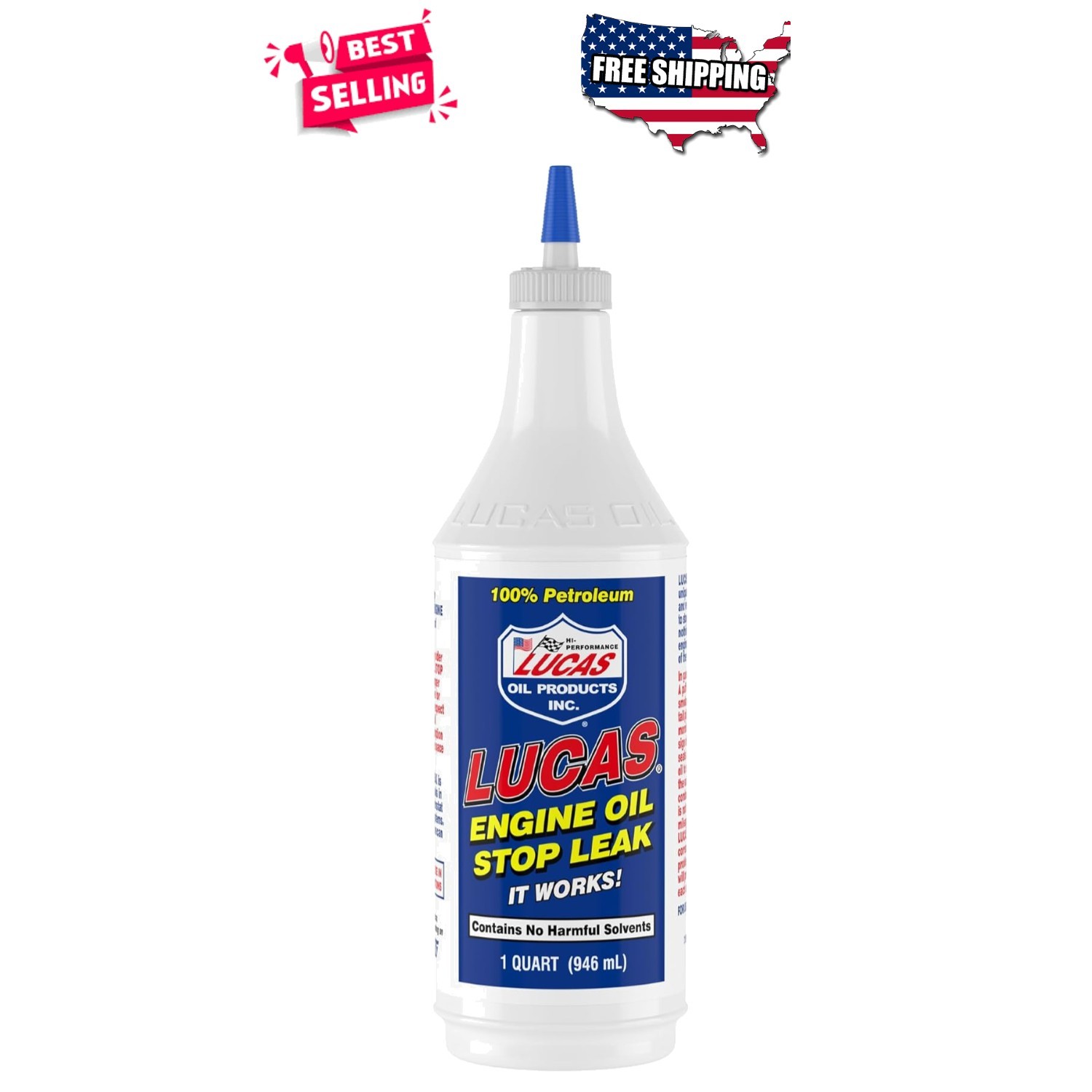 Engine Oil Stop Leak Additive 1 Quart UTV Compatible Seal Leak Solution 32oz