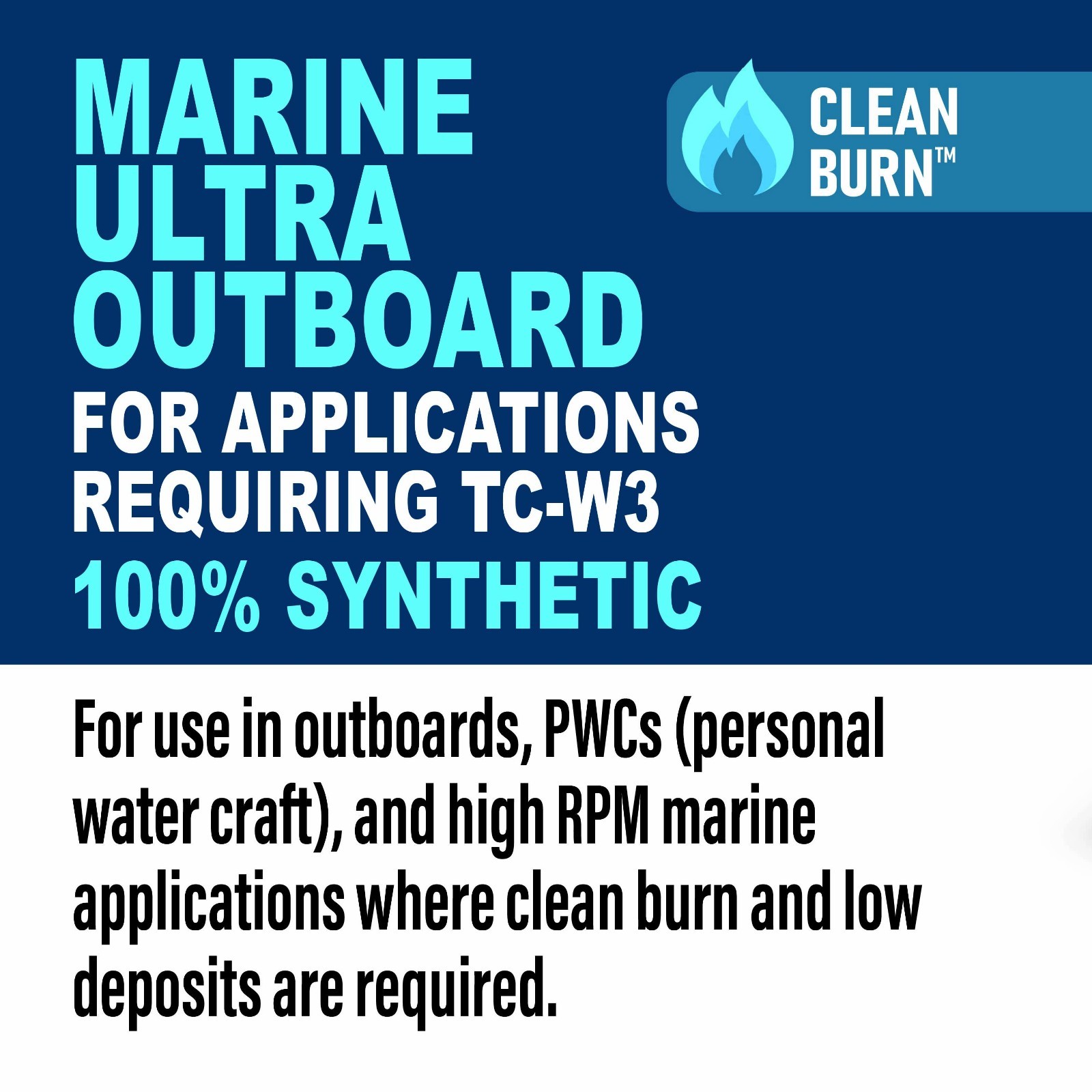 TRIAX Marine Ultra Outboard 2-Cycle Full Synthetic Marine Oil (1 Gallon)