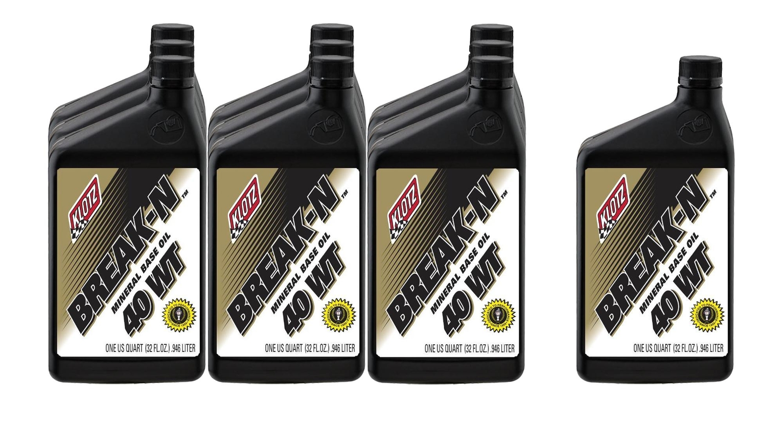 Klotz Synthetic Lubricants KE-903, Set of 10 Break-N Mineral Base Oil 40Wt Case