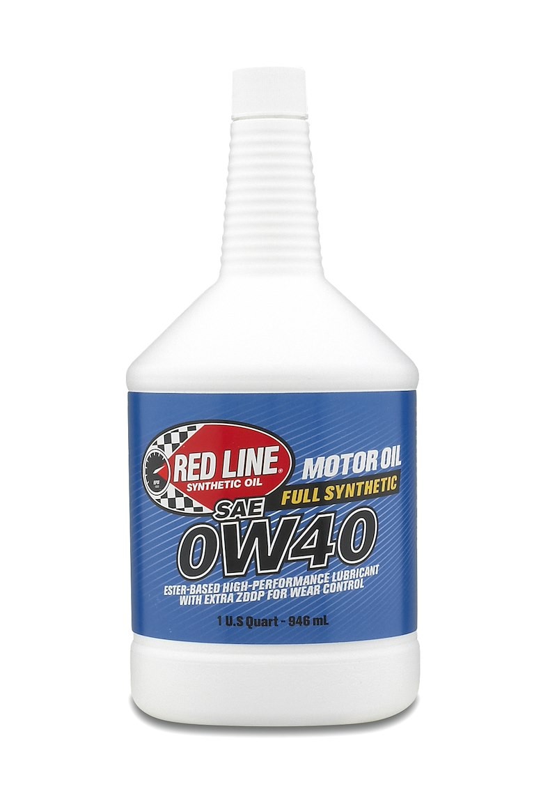 Red Line Oil 11104 Race Oil SAE 0W-40 1 Quart Bottle Synthetic