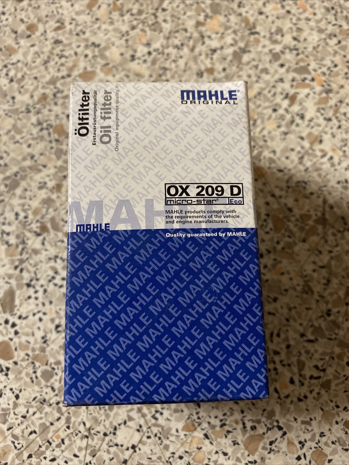 Mahle Oil Filter Renault OX209D