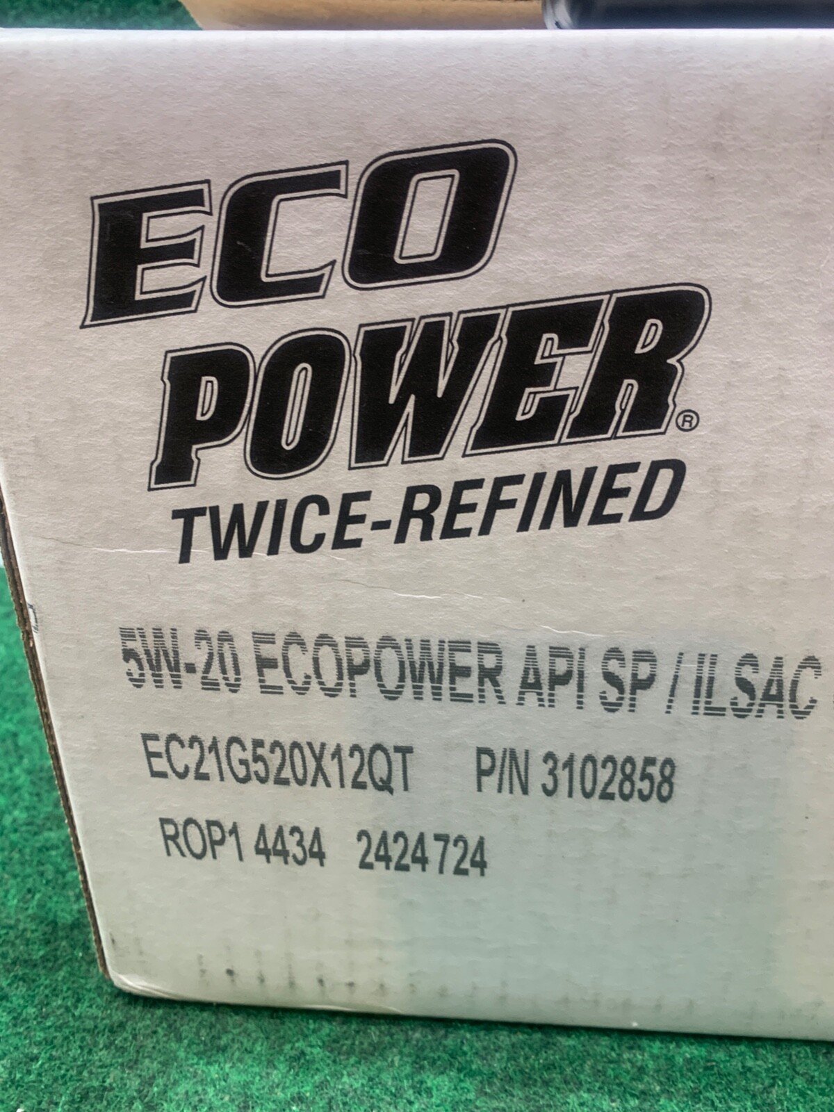 EcoPower 5W-20 Motor Oil 12 -QT Box