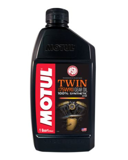 Motul Twin SAE75W90 Gear Oil 100% Synthetic 1 Quart 946 mL Powersports Oil