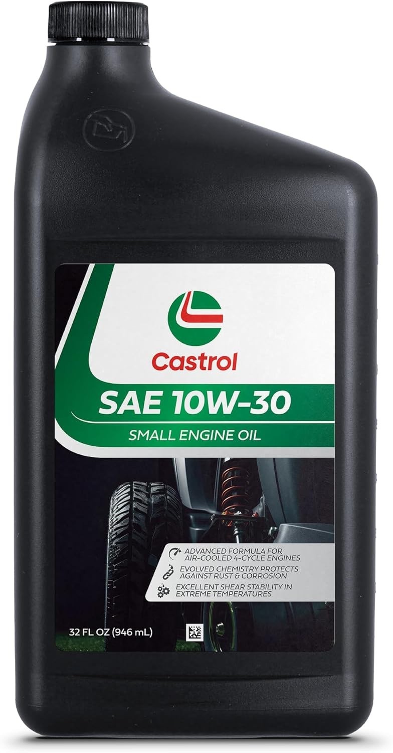Castrol 215308 SAE 10W-30 Small Engine Oil For 4-Cycle Eng & Lawn Mowers – 32oz