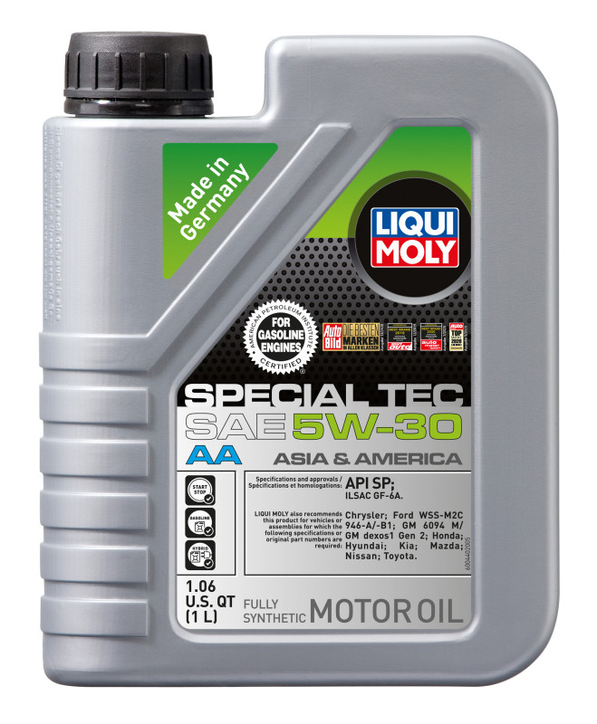 LIQUI MOLY 1L Special Tec AA SAE 5W30 Synthetic Motor Oil for Gasoline Engines